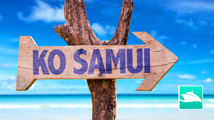 Coastal landscape on Koh Samui